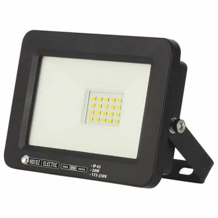 Прожектор SMD LED 20W 6400K 2200Lm 175-250V IP65 чорний ASLAN-20 HOROZ ELECTRIC